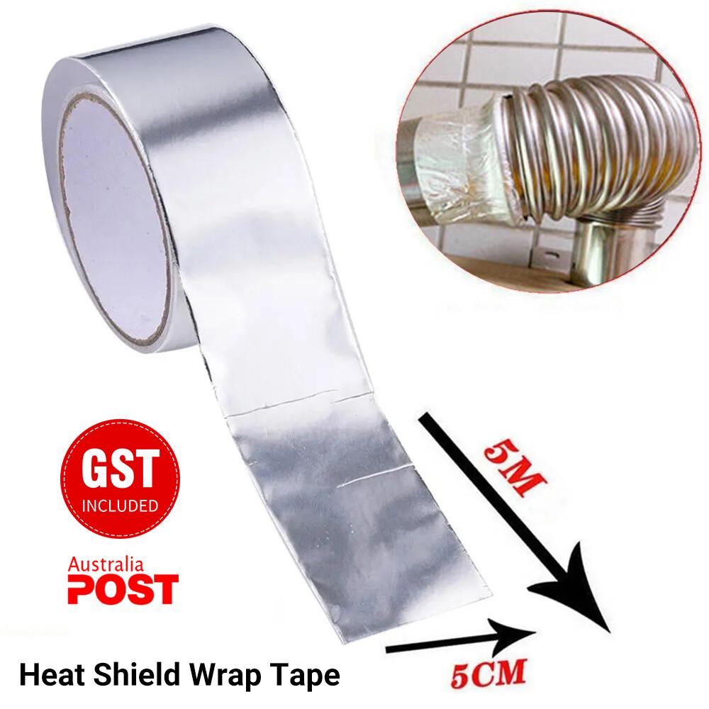 Aluminium Foil Adhesive Sealing Tape Heating Duct Silver Repairs 50mm *5m