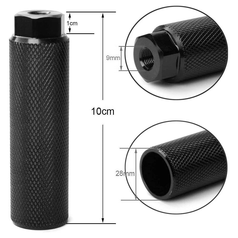 Aluminum Alloy Bicycle Pegs BMX Pegs for MTB Bike Rear Stunt Fit 3/8 in Axles~ - Image 4