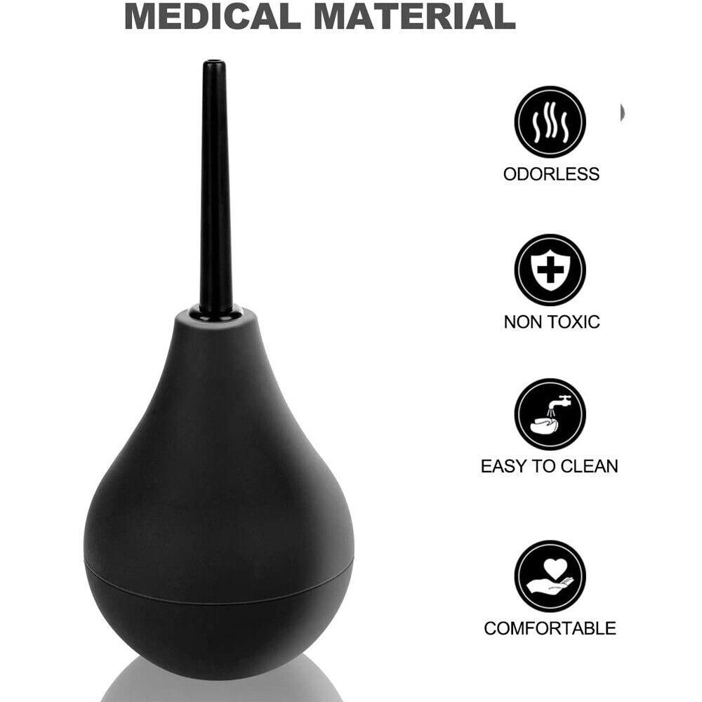 Anal/Vaginal Rectal Syringe AU Irrigation Douche Bulb Enema Colonic Cleaners`