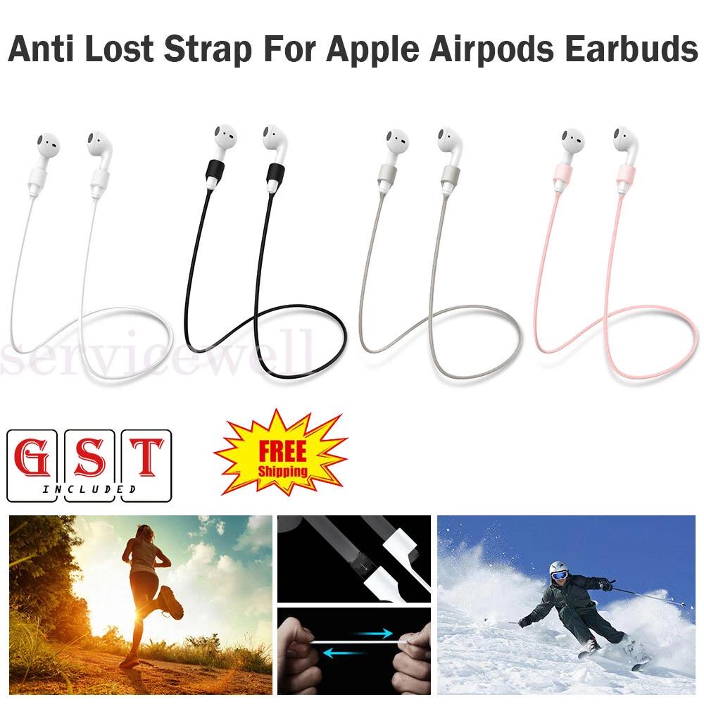 Anti Lost Strap String Rope Silicone Holder Cable Cord For Airpods Earbuds