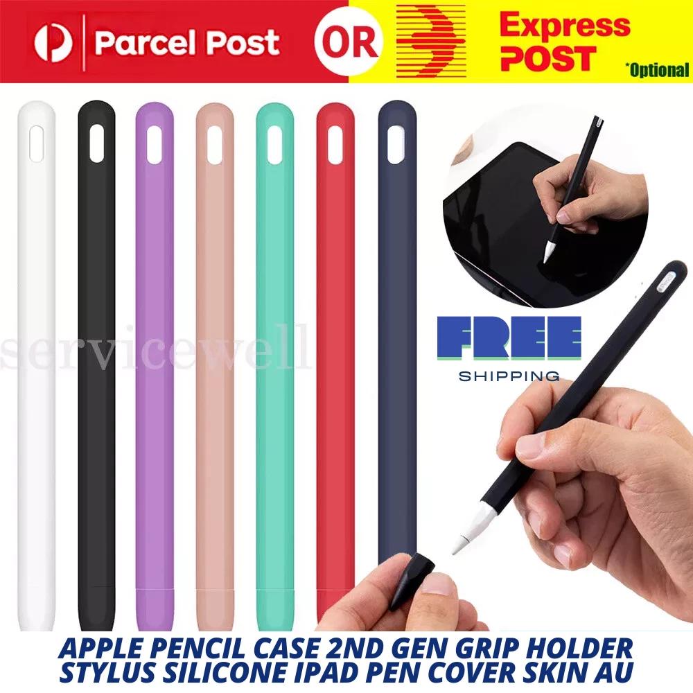 Apple Pencil Case for 2nd Gen Grip holder Stylus Silicone iPad Pen Cover skin AU