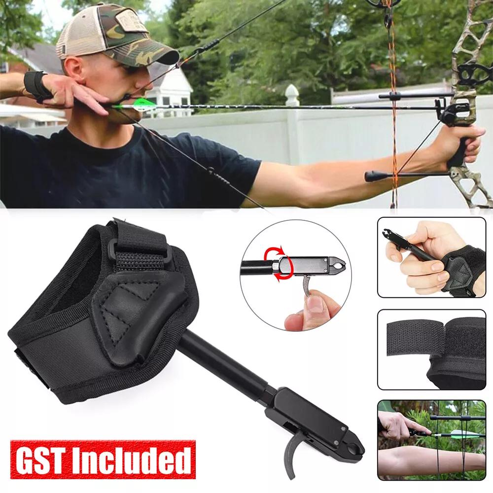 Archery Release Aid Compound Bow with Adjustable Wrist Strap Bow Release AU