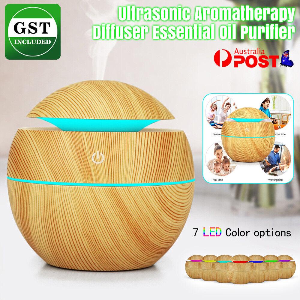 Aroma Air Humidifier Aromatherapy Diffuser Essential Oil LED Purifier Diffuser
