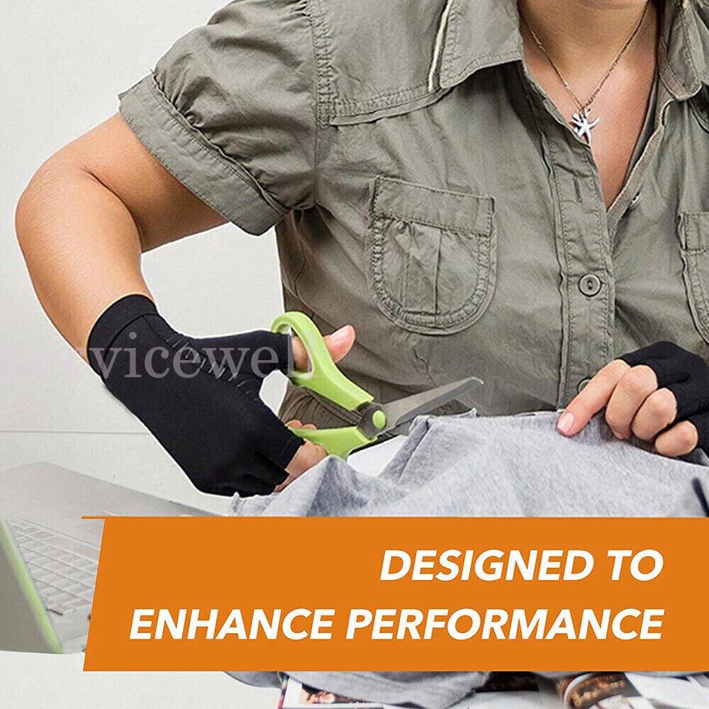 Arthritis Gloves Compression Joint Finger Pain Relief Hand Wrist Support Brace - Image 6