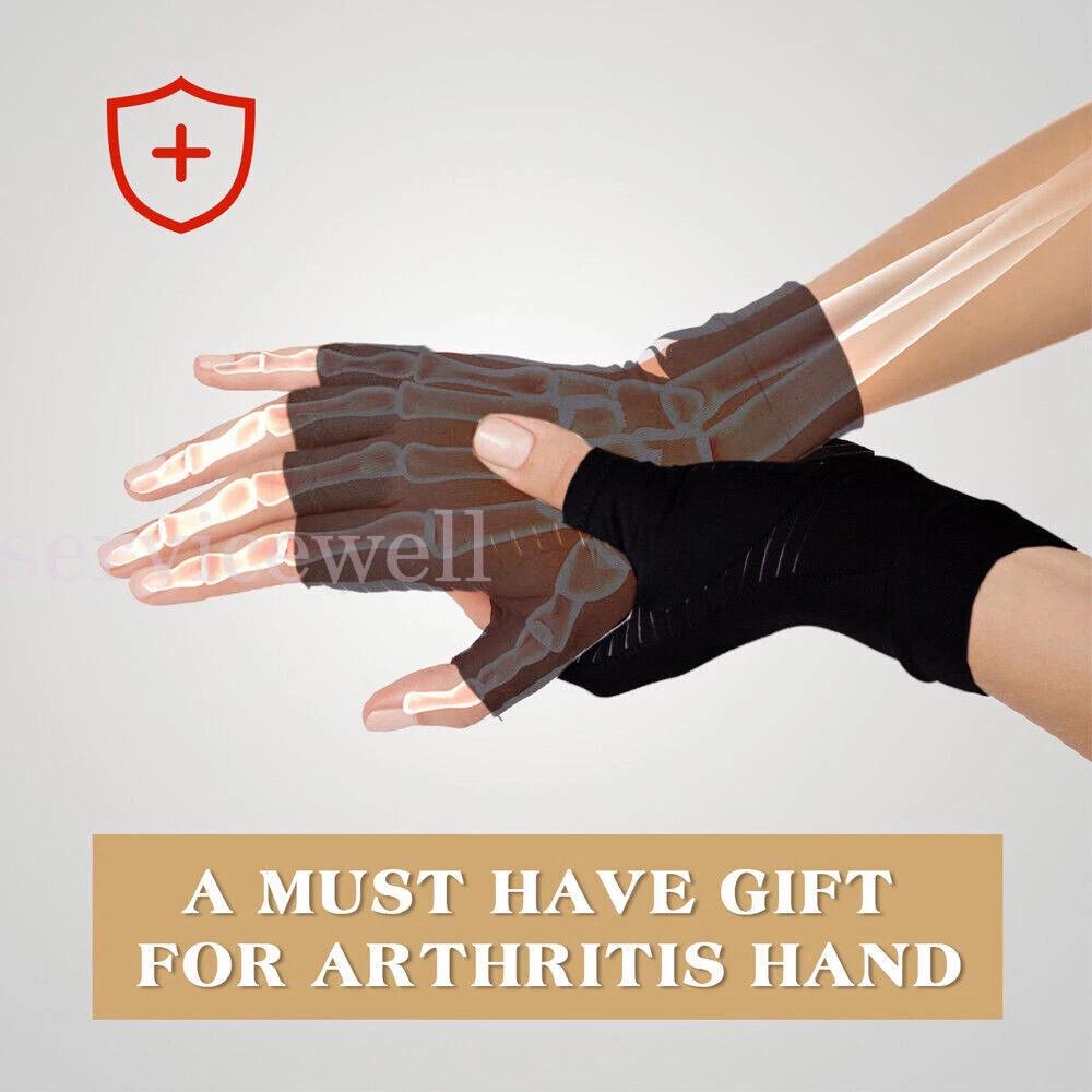 Arthritis Gloves Compression Joint Finger Pain Relief Hand Wrist Support Brace - Image 5