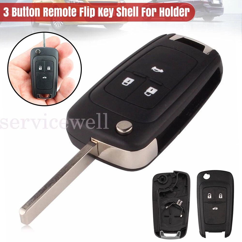 Auto Key Shell For Holden Cruze Barina Trax Remote Flip Blank Case Fob 3 Button