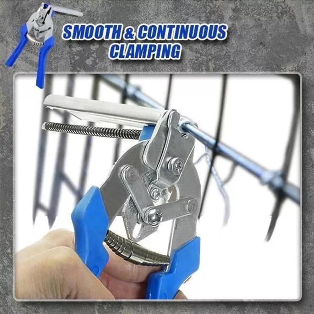 Auto-feed Hog Ring Pliers Tool M Type Nailer Steel Nail Rings Upholstery Install - Image 3