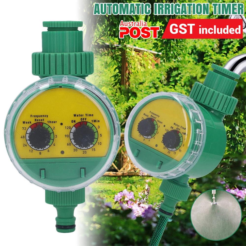 Automatic Water Timer Irrigation Controller Digital Watering Tap Timer Garden AU