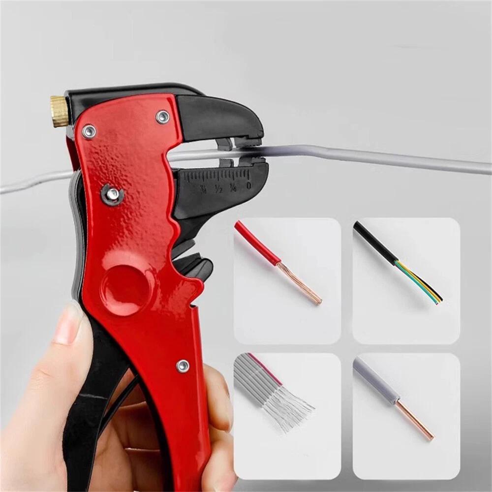 Automatic Wire Cutter Stripper Pliers Electrical Cable Crimper Terminal Tool AU - Image 3