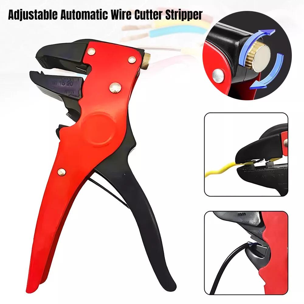 Automatic Wire Cutter Stripper Pliers Electrical Cable Crimper Terminal Tool AU - Image 6