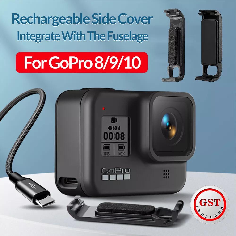 Battery Lid Door Cover for GoPro Hero 8/9/10 Removable Type-C Charging Hole New