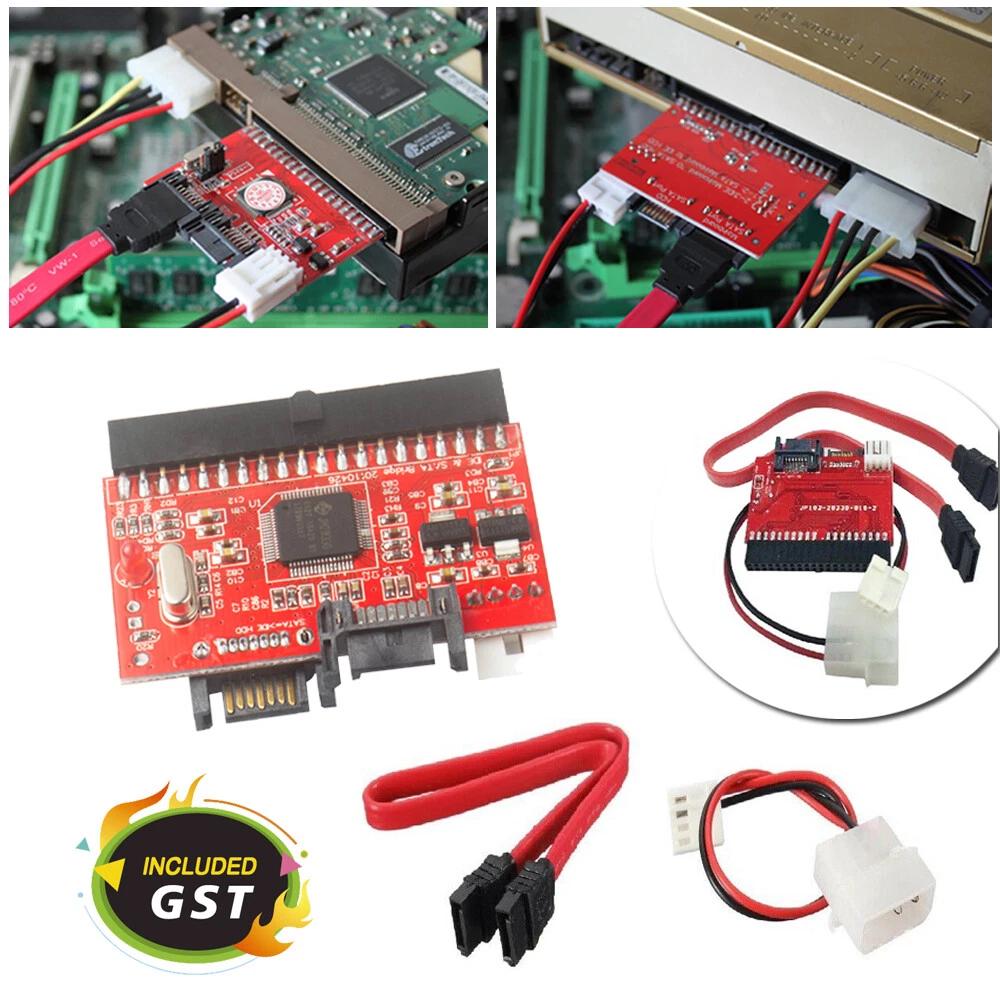 Bidirectional IDE to SATA HDD Adapter Converter Serial-ATA 40pin port with Cable