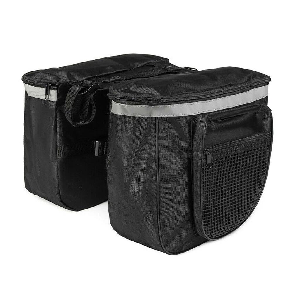 Bike Bicycle Rear Rack Panniers Bags Back Waterproof Seat Box Saddle Carry Bag - Image 5