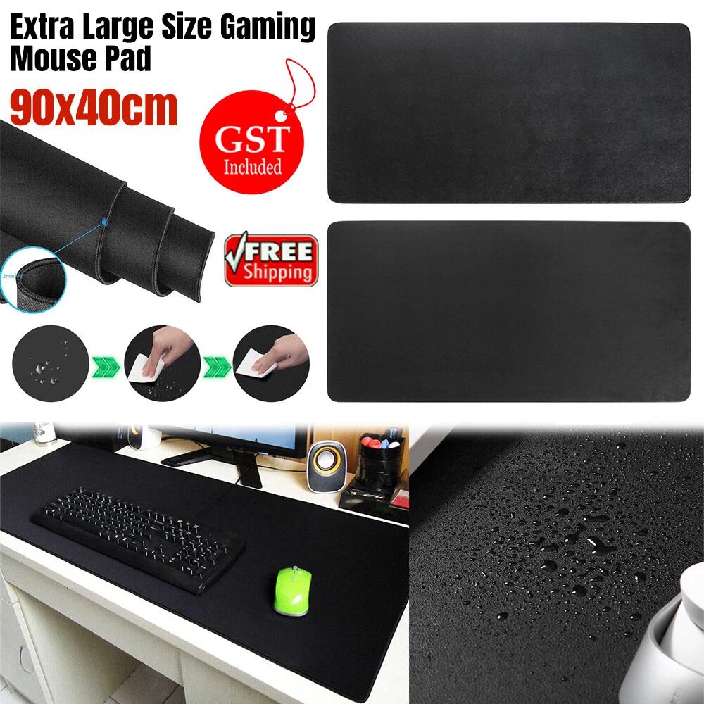 Black Anti-slip Rubber Speed Mousepad Extra Large Size Gaming Mouse Pad Desk Mat
