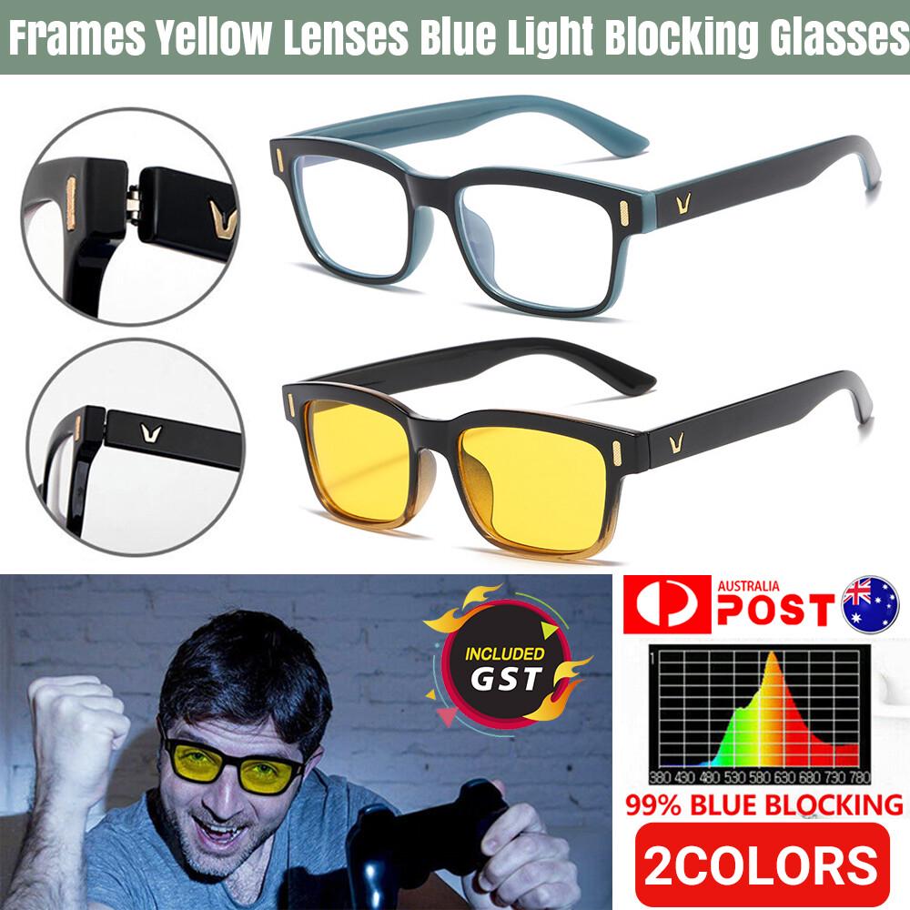 Blue light Blocking Computer Gaming Glasses Spectacles Anti Eyestrain Eyewear