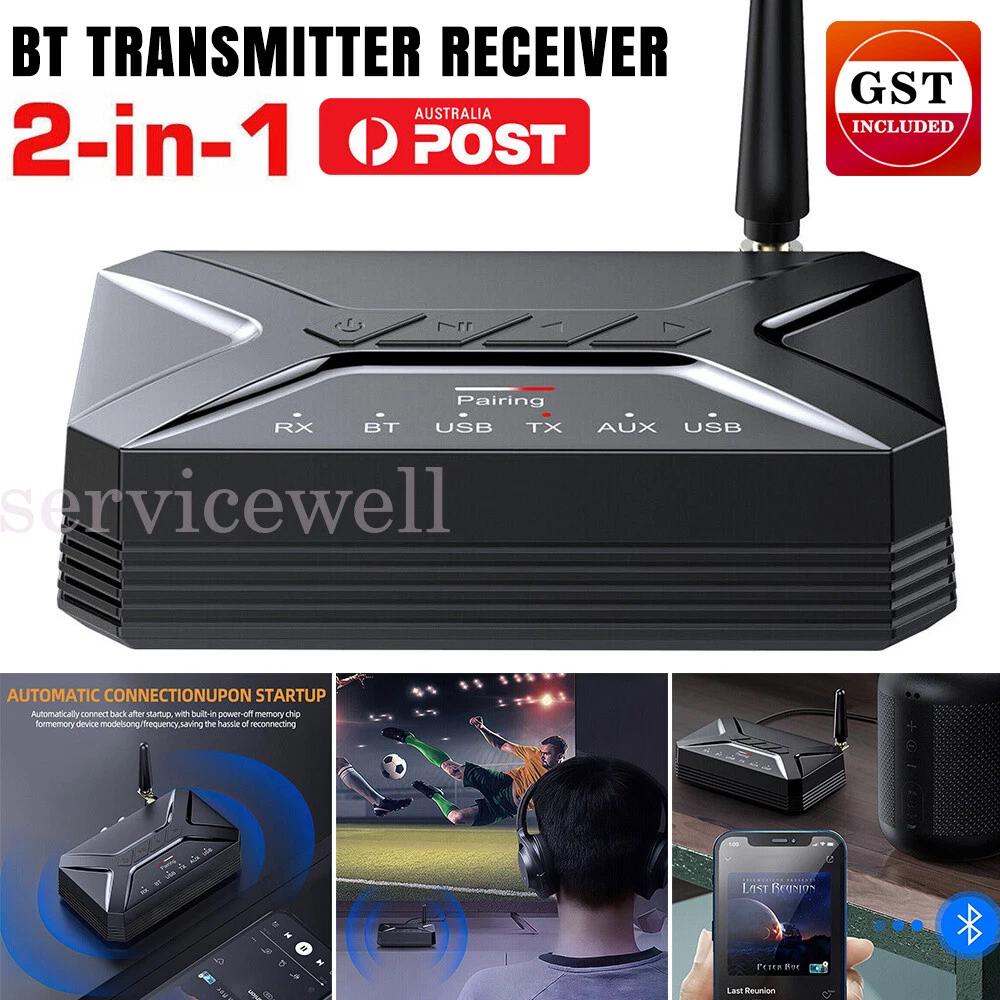 Bluetooth 5.0 Transmitter Receiver 3.5mm AUX To RCA Wireless HiFi Audio Adapter