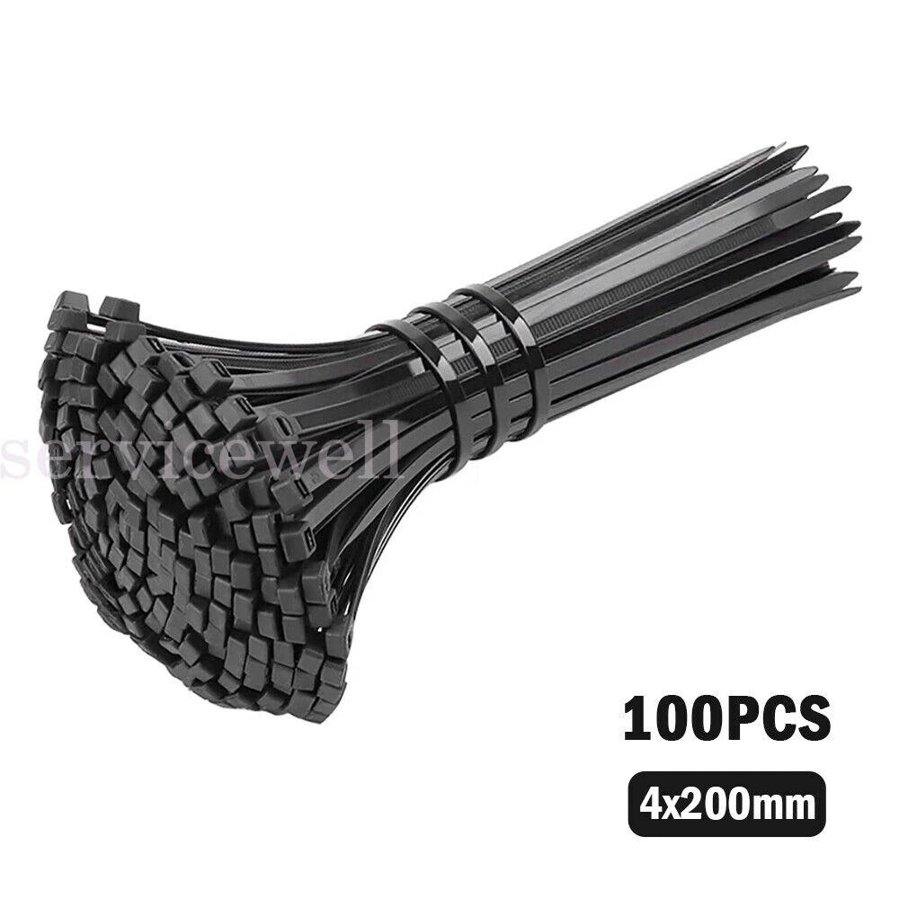 Cable Ties Zip Ties Nylon UV Stabilised 100 Bulk Black Cable Tie AU - Image 4