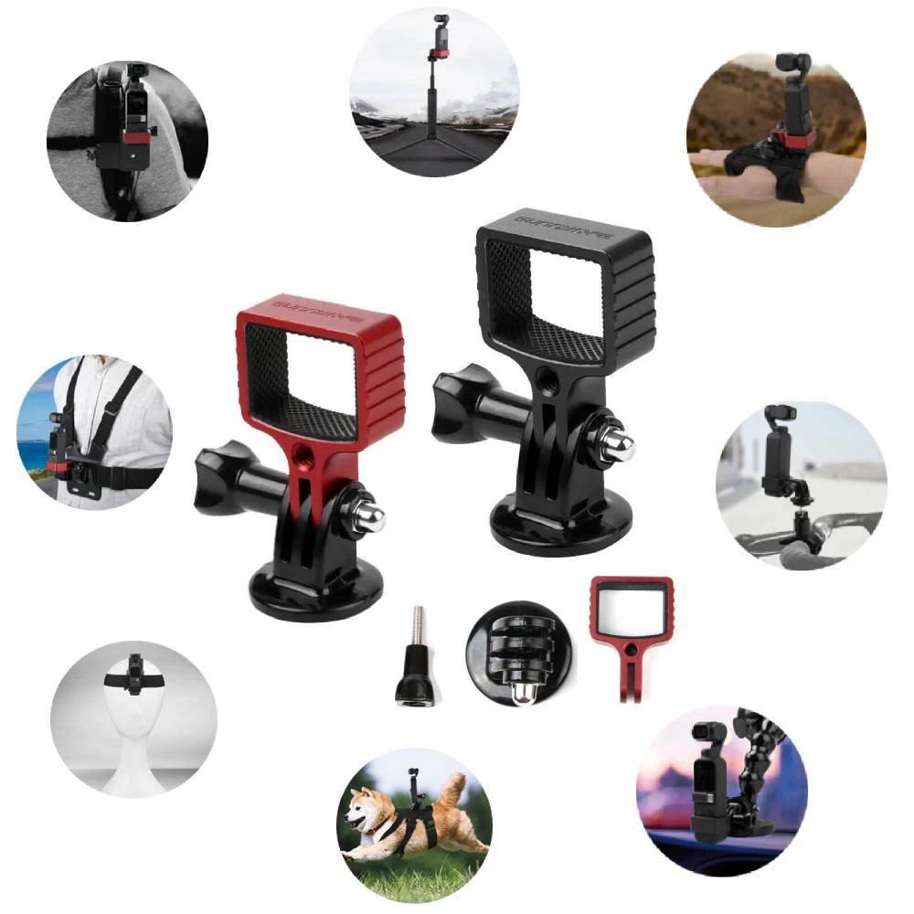 Camera Gimbal Metal Expand Fixed Screw Holder 1/4  Adapter For DJI Osmo Pocket