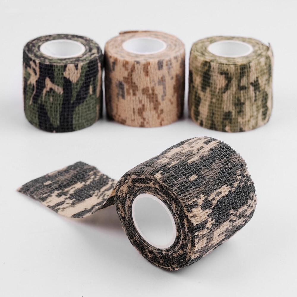 Camo Tape Army Camo Wrap Rifle Gun Shooting Hunting Camouflage Stealth Webbing - Image 6