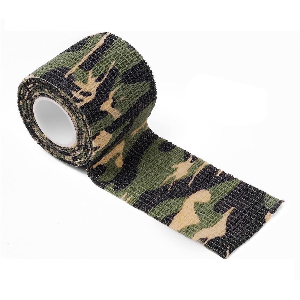 Camo Tape Army Camo Wrap Rifle Gun Shooting Hunting Camouflage Stealth Webbing - Image 7
