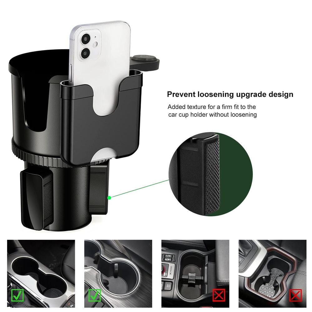 Car Cup Holder Expander Adapter for Bottles and Big Drinks Stable Fit for Car Auto - Image 2