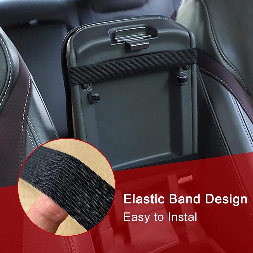 Car Leather Cushion Mat Armrest Cover Pad Center Console Box Protector 32*19cm - Image 4