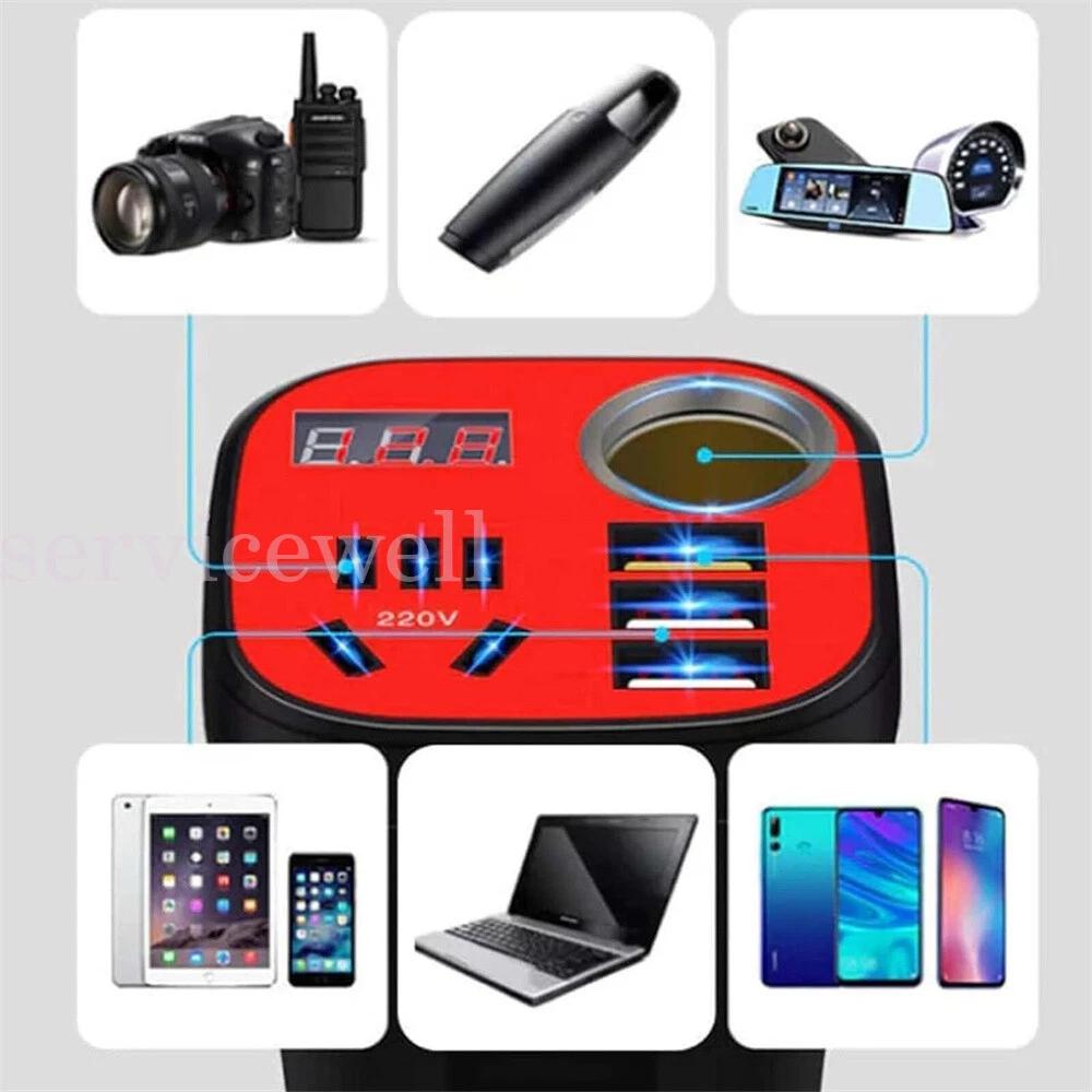 Car Mounted Cup Type Inverter-Converter QC Charger, Car Power Converter - Image 7