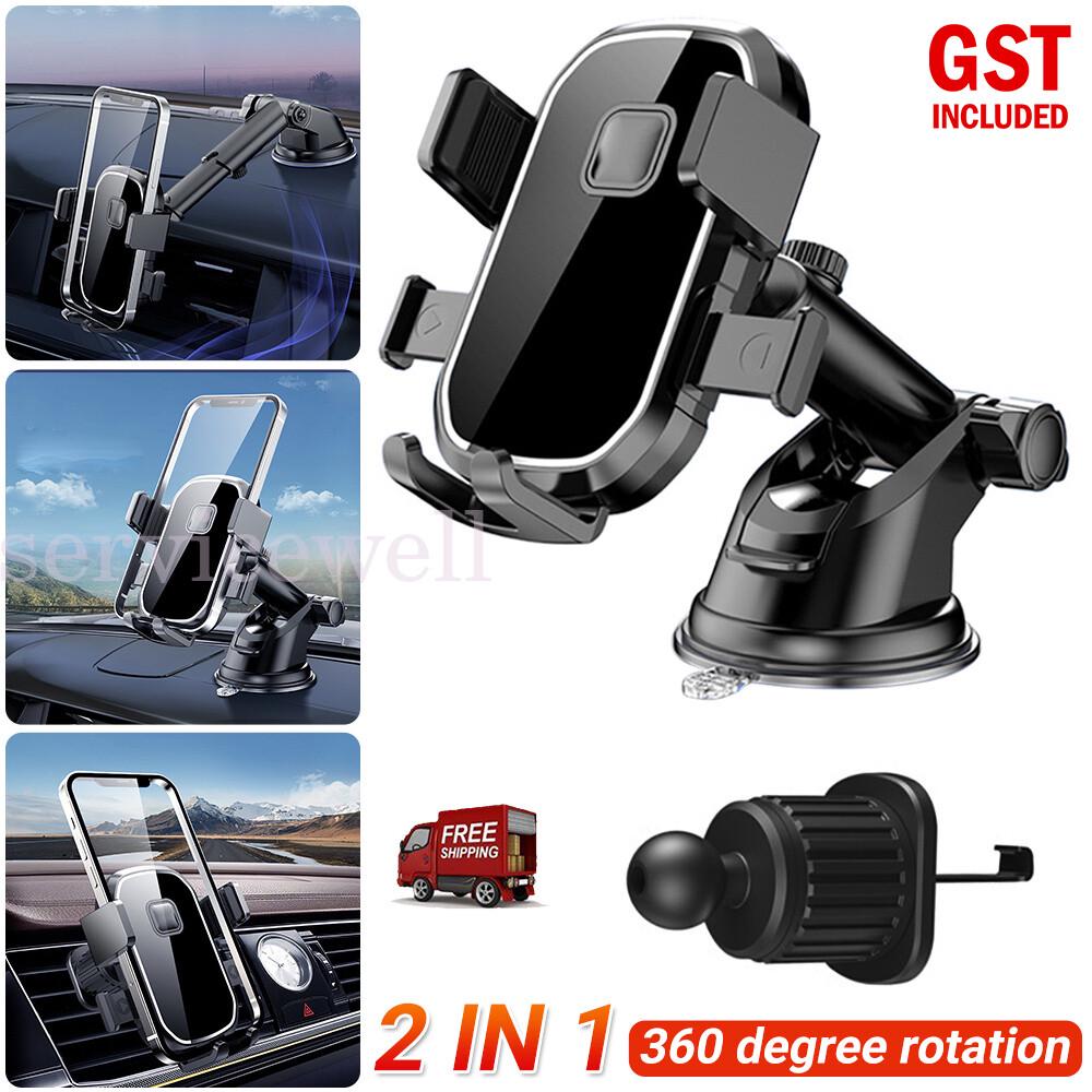 Car Phone Holder Air Vent Windscreen Universal Suction Mount GPS Stand Cradle