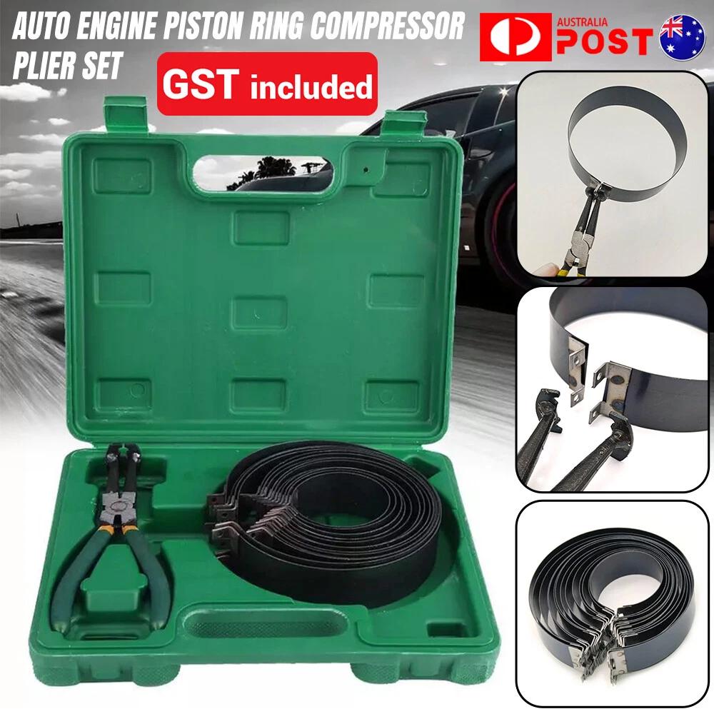 Car Tools 14 Clamp 62-145mm Auto Engine Piston Ring Compressor Plier Set Repair