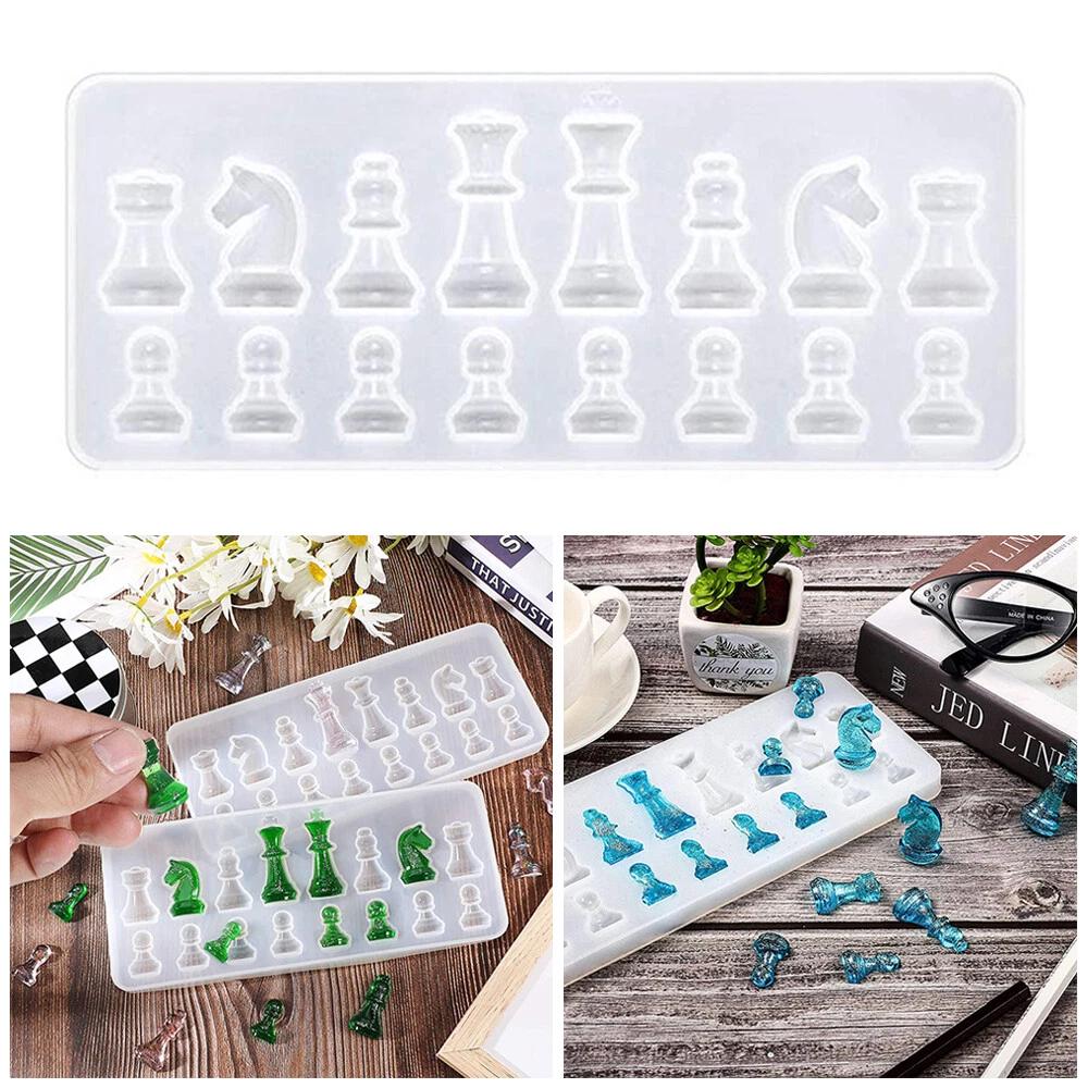 Casting Mould Tool Chess Silicone Pendant Epoxy Resin Jewelry Mold International