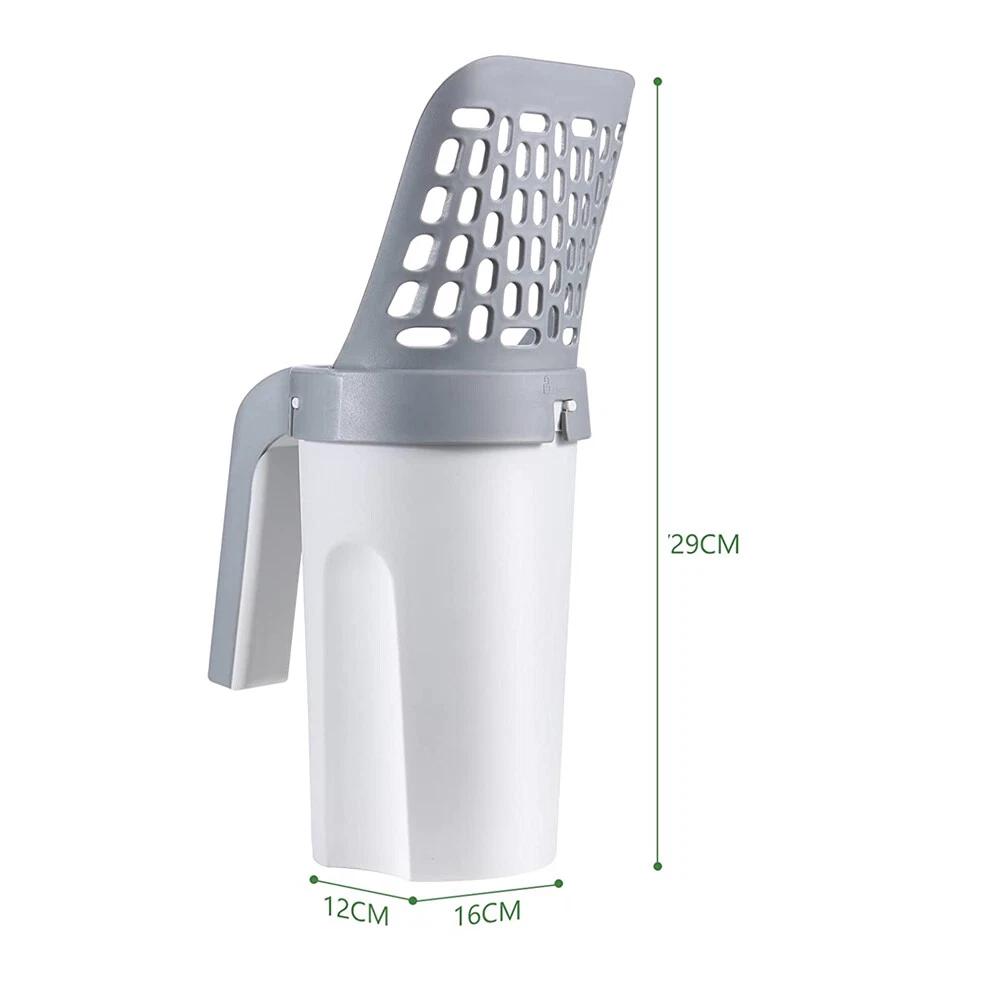 Cat Litter Scoop Integrated Detachable Shovel Holder Poop Pet Sifter Cleaning - Image 4