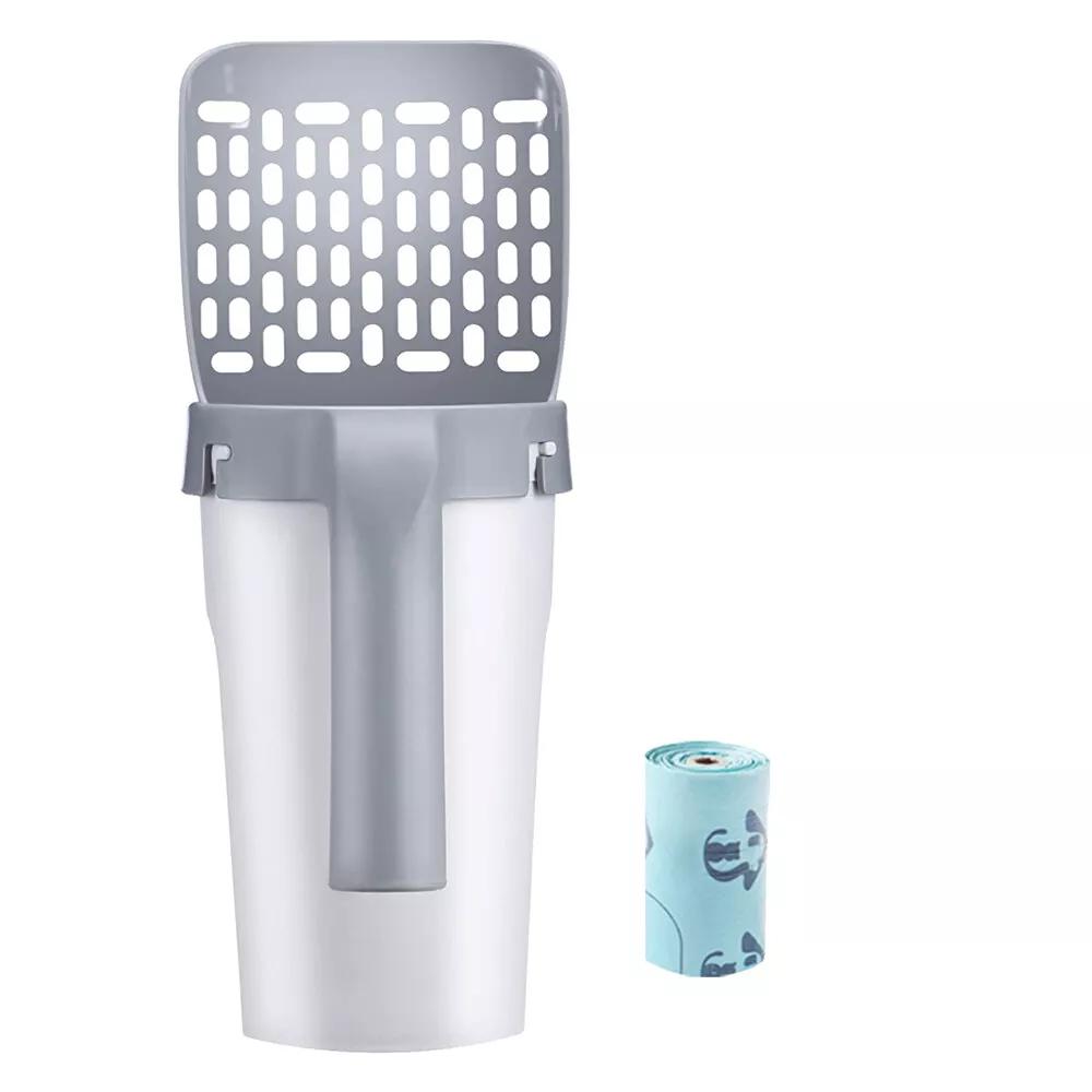 Cat Litter Scoop Integrated Detachable Shovel Holder Poop Pet Sifter Cleaning - Image 3