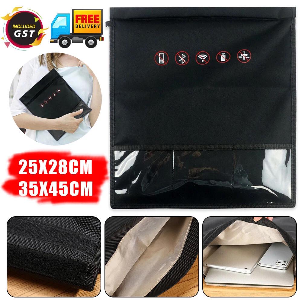 Cell Phone Signal Blocking Bag RFID Shielding Pouch Faraday Bag Wallet Blocker
