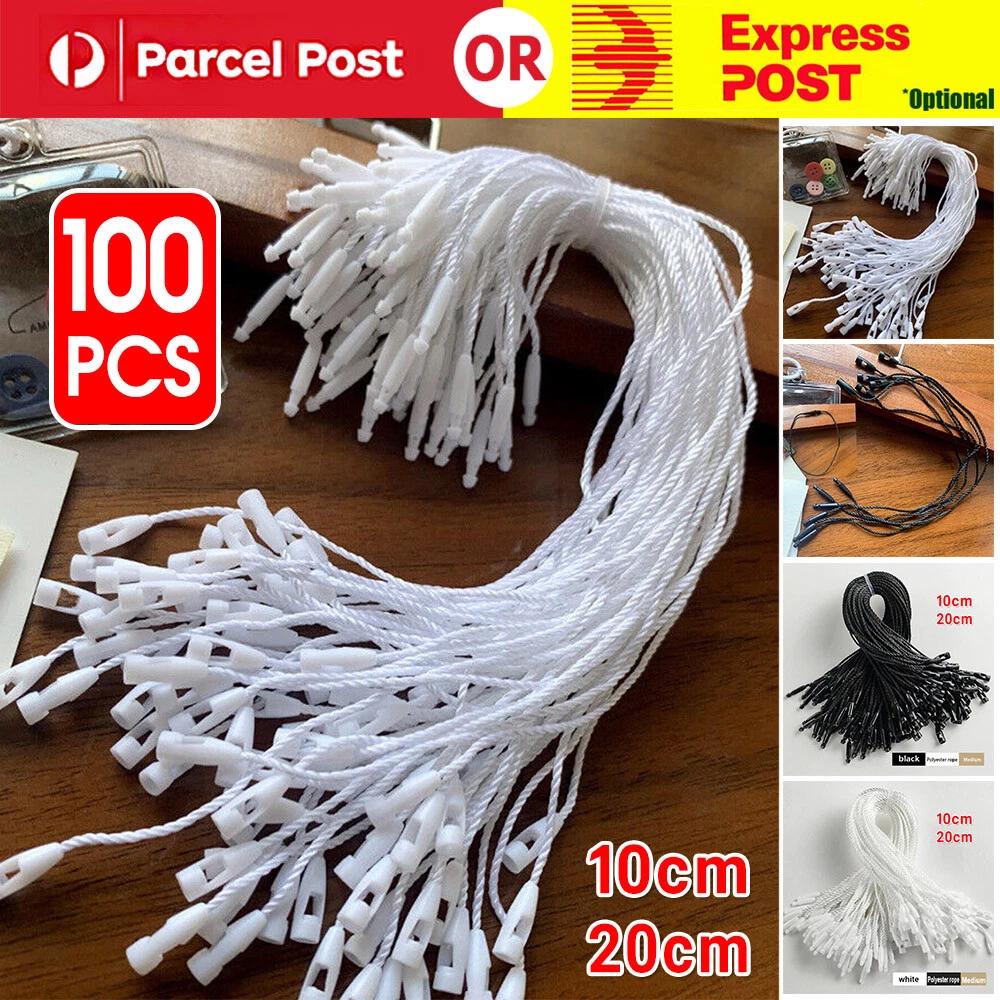 Clothing Price Tag Bullet Head Hang Swing Tags Labeling String Lock Ties Twine
