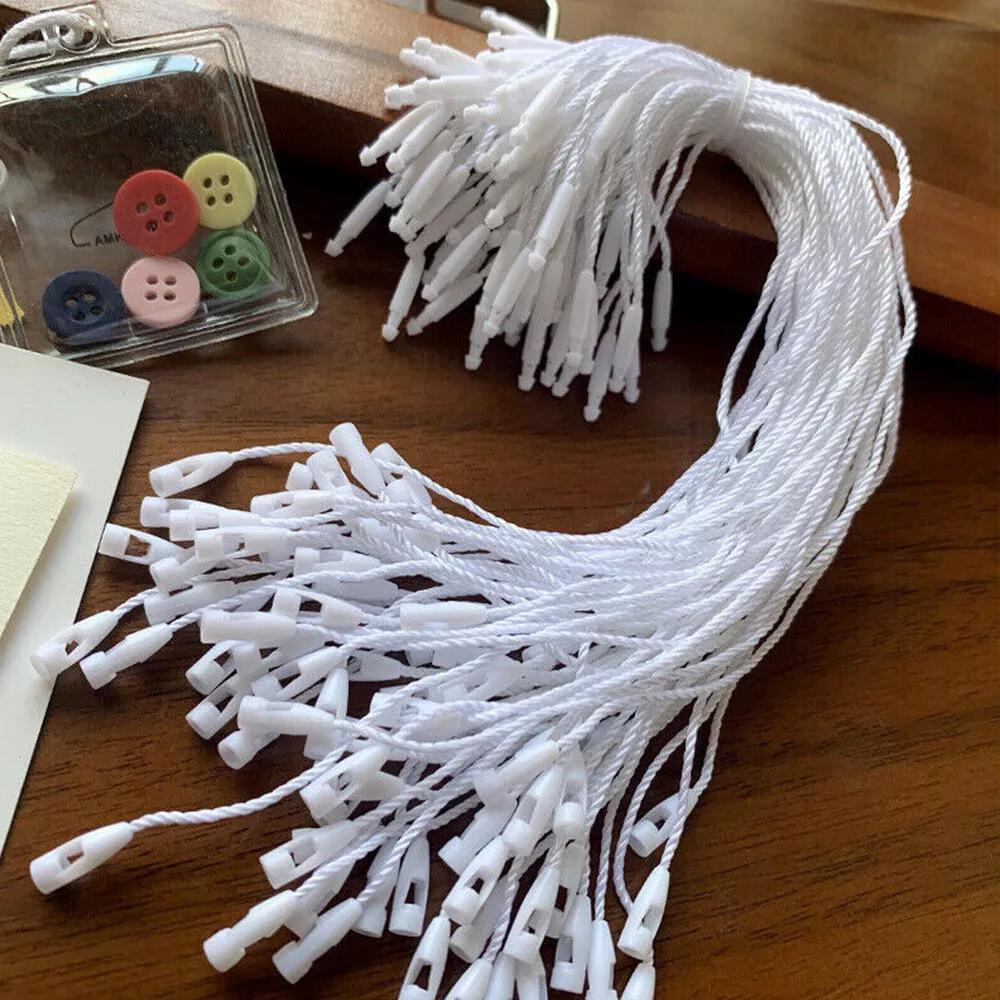 Clothing Price Tag Bullet Head Hang Swing Tags Labeling String Lock Ties Twine - Image 2