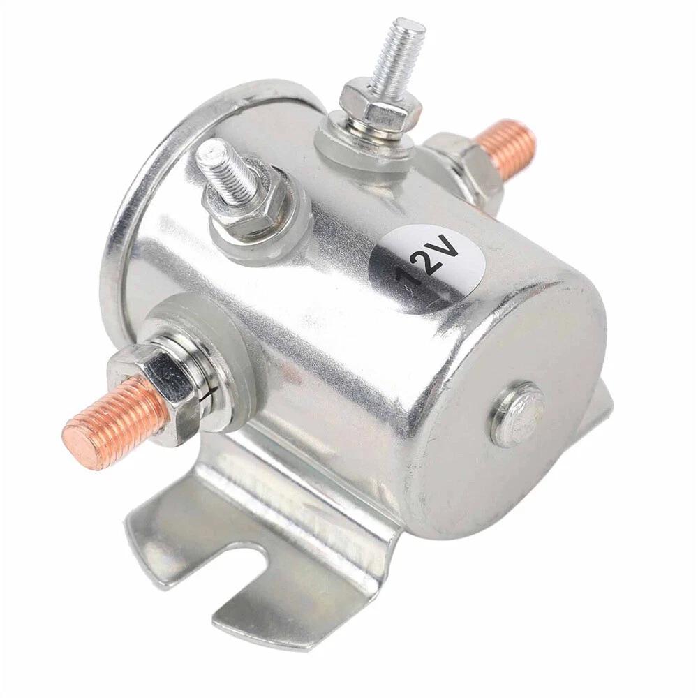 Continuous Solenoid Relay DUAL BATTERIES Heavy Duty Winch For Golf Marine 200A - Image 7
