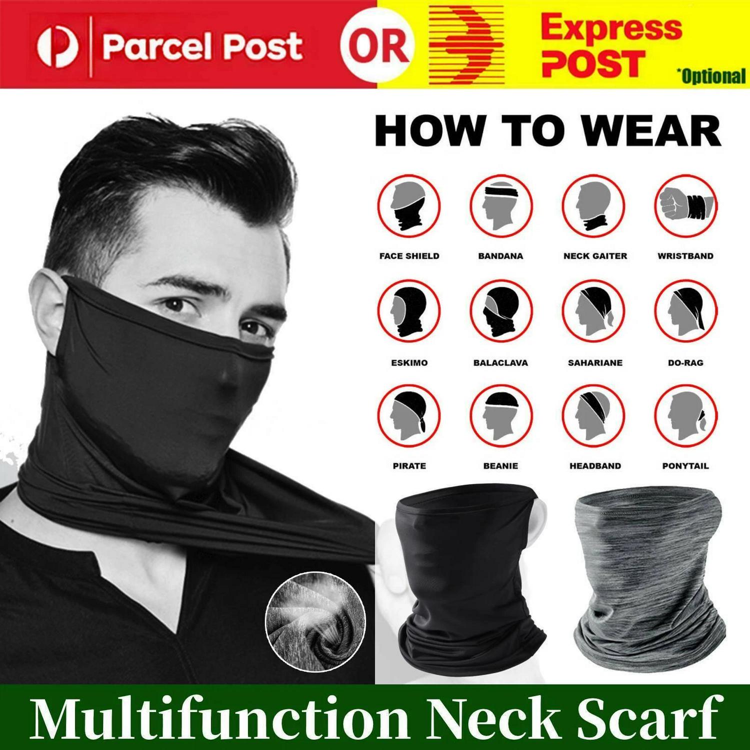 Cooling Neck Gaiter Face Scarf Tube for Bandana Balaclava Cover Snood Scarves