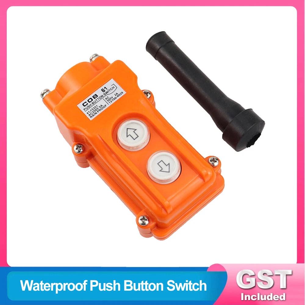 Crane Pendant Control Station Hoist Push Button Switch For COB-61 AU