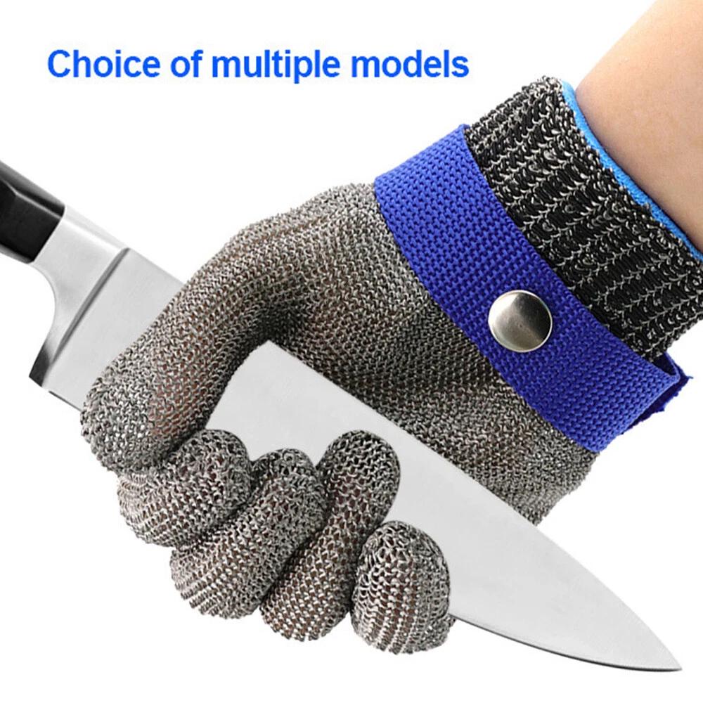 Cut Proof Stab Resistant Glove Stainless Steel Metal Mesh Butcher Safety Gloves - Image 5