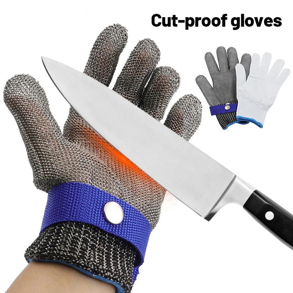 Cut Proof Stab Resistant Glove Stainless Steel Metal Mesh Butcher Safety Gloves - Image 4