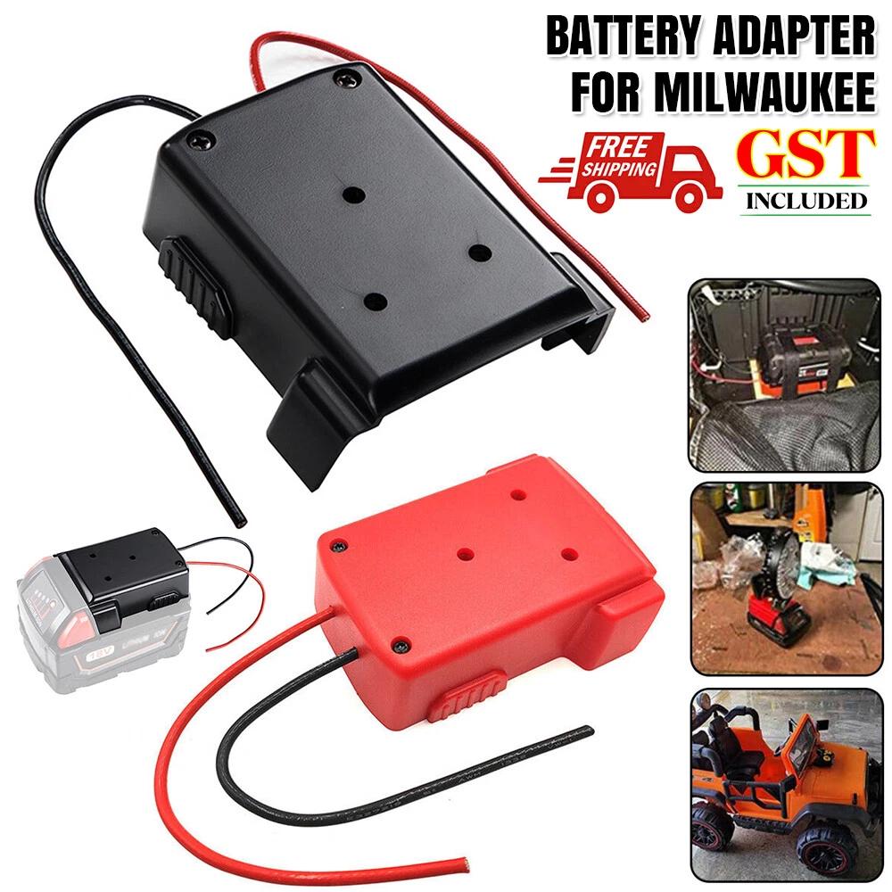 DIY For Milwaukee M18 XC 18V DIY Project Battery Adapter/BASE Power 2 Wirings AU