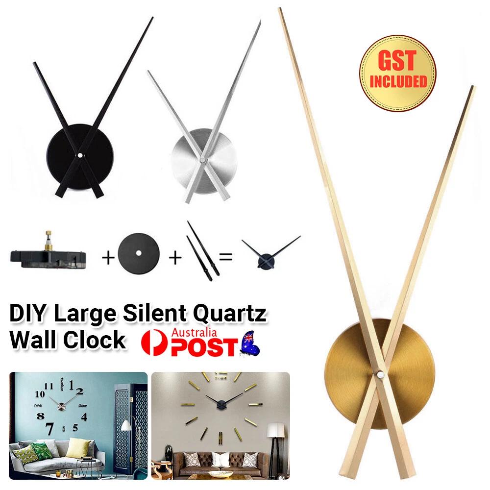 DIY Large Silent Quartz Wall Clock Movement Hands Mechanism Repair Parts Tool