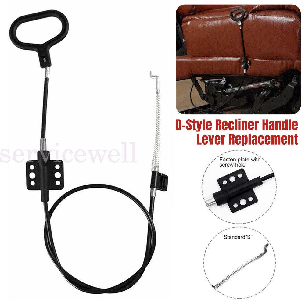 D-Style Recliner Handle Lever Replacement Cable Sofa Release Chair Couch Lounge