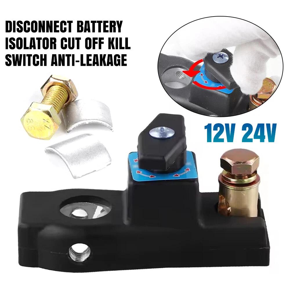 Disconnect Battery Isolator Cut Off Kill Switch Anti-leakage Car Boat RV 12V 24V