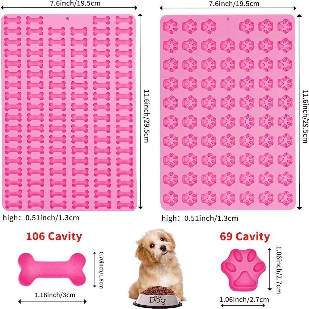 Dog Cat Paw Print Mold Silicone Cake Baking Mold Soap Mold Kitchen Tools - Image 2