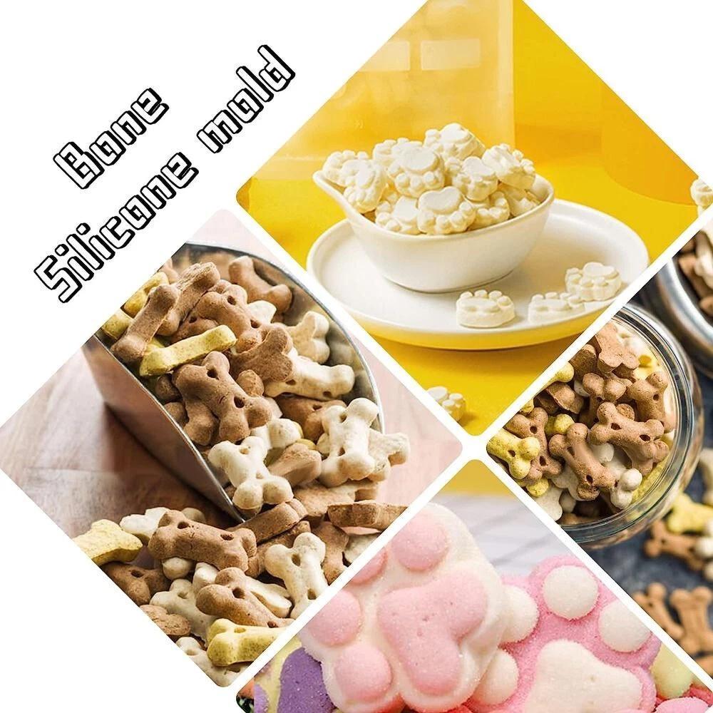 Dog Cat Paw Print Mold Silicone Cake Baking Mold Soap Mold Kitchen Tools - Image 6