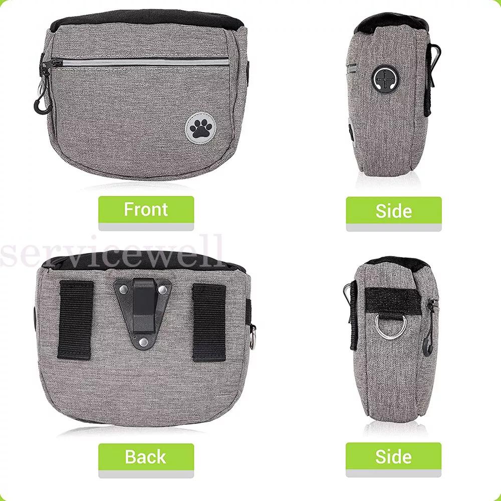 Dog Training Bag Dog Treat Pouch Pet Waste Bag Dispenser Dog Poop Bag Holders AU - Image 2