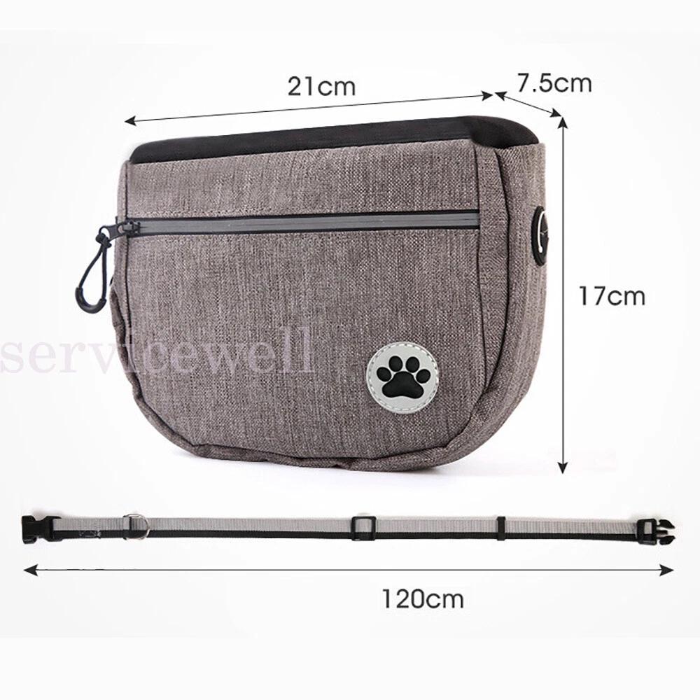 Dog Training Bag Dog Treat Pouch Pet Waste Bag Dispenser Dog Poop Bag Holders AU - Image 3