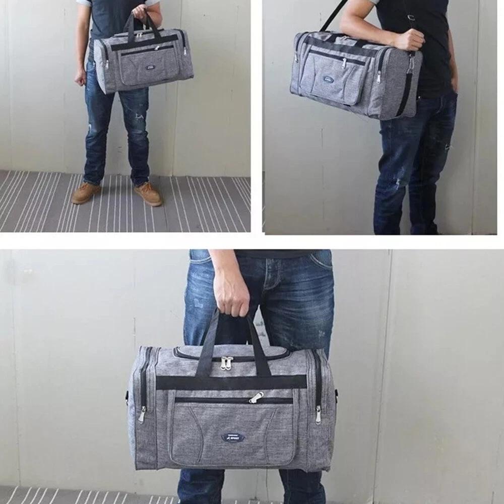Duffel Gym Sports Bag Shoulder Bag Hand Luggage Large Capacity BIG Travel Bags - Image 3