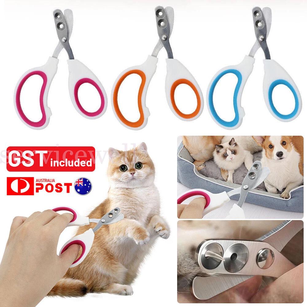 Effortless Pet Nail Clippers, Cat Nail Clippers and Claw Trimmer, with Round Holes